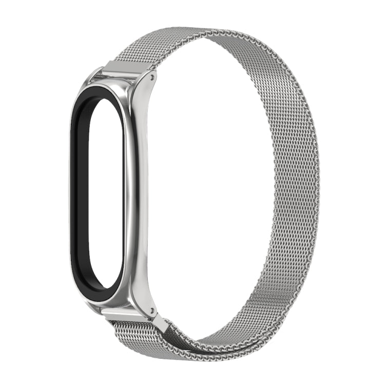 For Xiaomi Mi Band 6 / 5 / 4 / 3 Mijobs Milan Magnetic Plus Stainless Steel Watch Band(Silver) - free shipping - PMC TechLife - Order now!