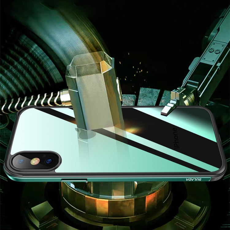 For iPhone XR SULADA Shockproof Aviation Aluminum Metal Frame + Nano Glass + TPU Protective Case(Silver) - More iPhone Cases by SULADA | Online Shopping South Africa | PMC TechLife | Buy Now Pay Later Mobicred