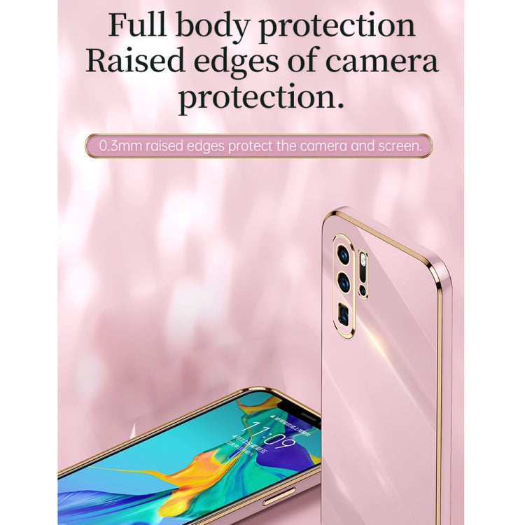 For Huawei P30 Pro XINLI Straight Edge 6D Electroplate TPU Phone Case(Mint Green) - Huawei Cases by XINLI | Online Shopping South Africa | PMC TechLife | Buy Now Pay Later Mobicred