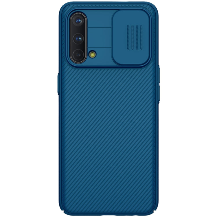 For OnePlus Nord CE 5G NILLKIN Black Mirror Series Camshield Full Coverage Dust-proof Scratch Resistant PC Case(Blue) - OnePlus Cases by NILLKIN | Online Shopping South Africa | PMC Jewellery