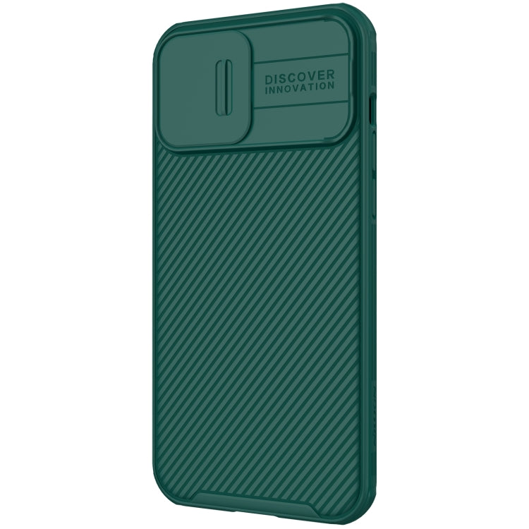 For iPhone 13 Pro Max NILLKIN Black Mirror Pro Series Camshield Full Coverage Dust-proof Scratch Resistant Phone Case (Green) - iPhone 13 Pro Max Cases by NILLKIN | Online Shopping South Africa | PMC Jewellery