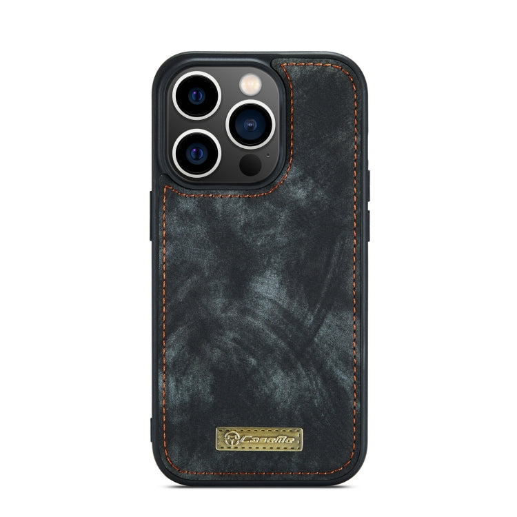 For iPhone 13 Pro Max CaseMe-008 Detachable Multifunctional Horizontal Flip Leather Case with Card Slot & Holder & Zipper Wallet & Photo Frame (Black) - iPhone 13 Pro Max Cases by CaseMe | Online Shopping South Africa | PMC TechLife | Buy Now Pay Later Mobicred