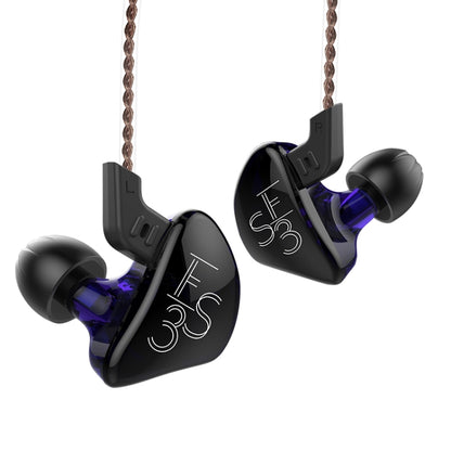 KZ ES3 Standard Version 3.5mm Hanging Ear Sports Design In-Ear Style Wired Earphone, Cable Length: 1.2m(Purple) - In Ear Wired Earphone by KZ | Online Shopping South Africa | PMC Jewellery