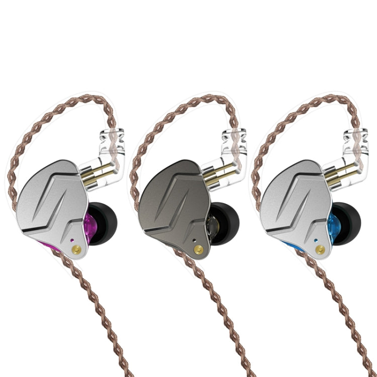 KZ ZSN Pro Ring Iron Hybrid Drive Metal In-ear Wired Earphone, Standard Version(Blue) - free shipping - PMC TechLife - Order now!