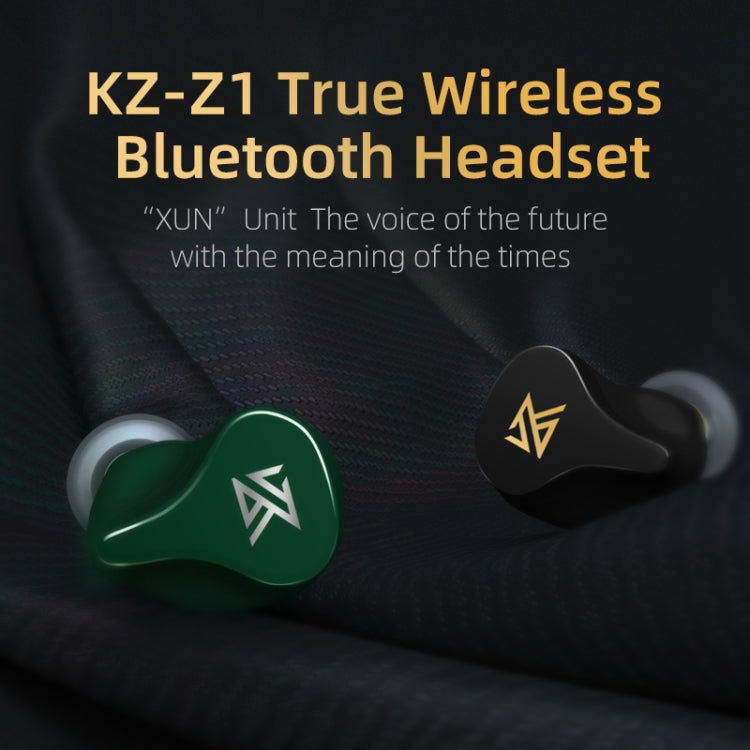 KZ Z1 1DD Dynamic True Wireless Bluetooth 5.0 Sports In-ear Earphone(Black) - free shipping - PMC TechLife - Order now!