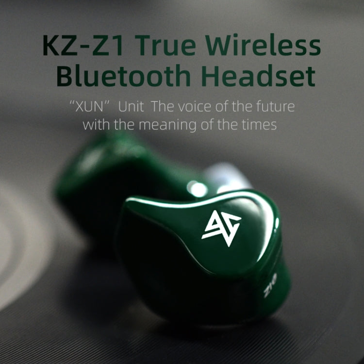 KZ Z1 1DD Dynamic True Wireless Bluetooth 5.0 Sports In-ear Earphone(Black) - free shipping - PMC TechLife - Order now!
