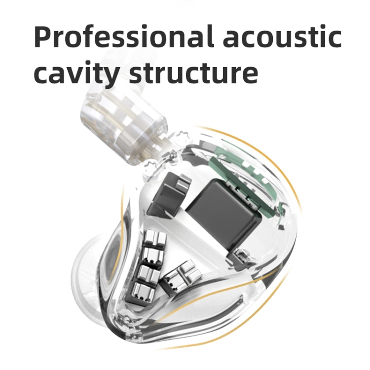 KZ ASX 20-unit Balance Armature Monitor HiFi In-Ear Wired Earphone No Mic(Silver) - free shipping - PMC TechLife - Order now!