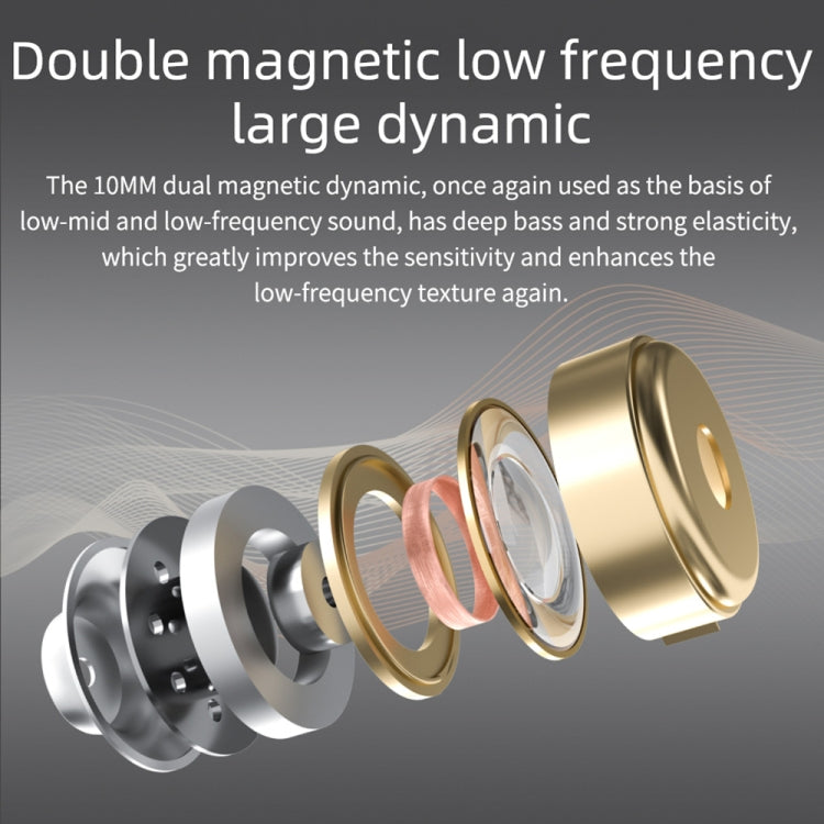 KZ DQ6 3-unit Dynamic HiFi In-Ear Wired Earphone With Mic(Grey) - free shipping - PMC TechLife - Order now!