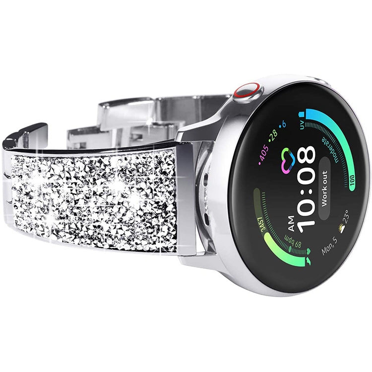 Compatible with Garmin Venu /  Suunto 3 Fitness 20mm Universal Stainless Steel Metal Watch Band(Silver) - Watch Bands by PMC TechLife | Online Shopping South Africa | PMC TechLife | Buy Now Pay Later Mobicred