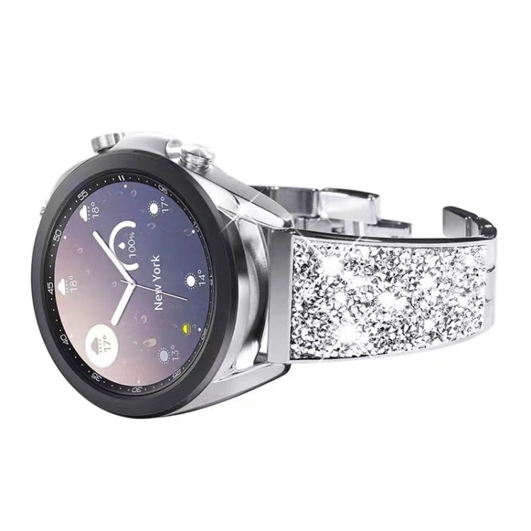 Compatible with Garmin Venu /  Suunto 3 Fitness 20mm Universal Stainless Steel Metal Watch Band(Silver) - Watch Bands by PMC TechLife | Online Shopping South Africa | PMC TechLife | Buy Now Pay Later Mobicred