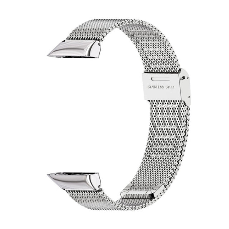 For Huawei Band 6 / Honor Band 6 / 7 MIJOBS Milan Stainless Steel Watch Band(Silver) - Watch Bands by MIJOBS | Online Shopping South Africa | PMC TechLife | Buy Now Pay Later Mobicred