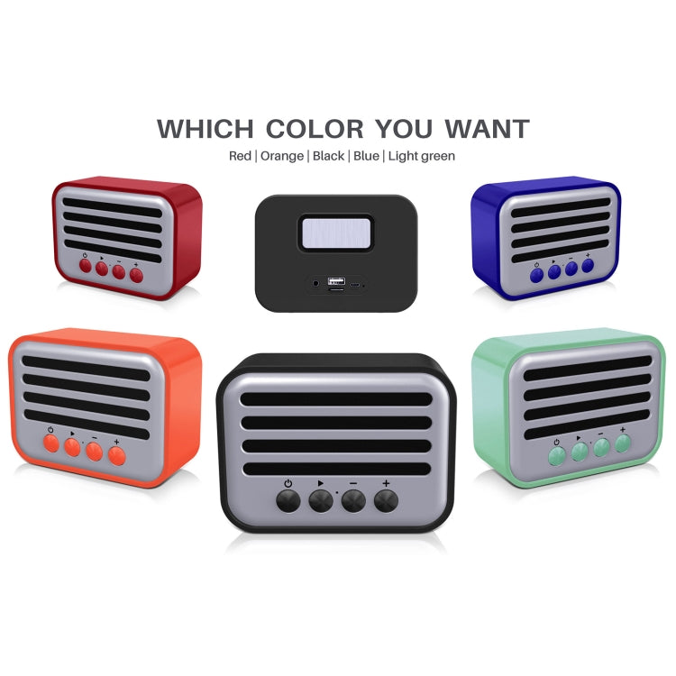 New Rixing NR-102 Mini TWS Bluetooth Speaker(Orange) - free shipping - PMC TechLife - Order now!