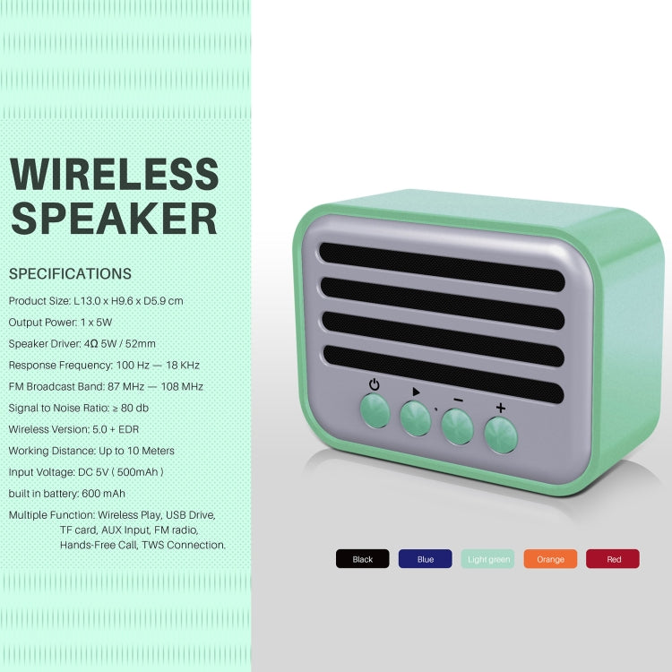 New Rixing NR-102 Mini TWS Bluetooth Speaker(Black) - free shipping - PMC TechLife - Order now!