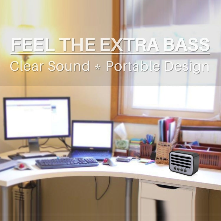 New Rixing NR-102 Mini TWS Bluetooth Speaker(Black) - free shipping - PMC TechLife - Order now!