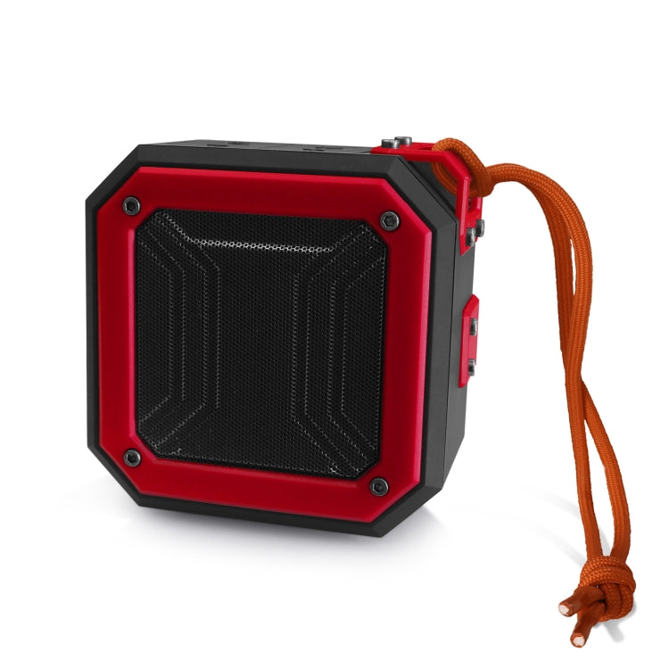 New Rixing NR-103 Mini TWS Bluetooth Speaker with Lanyard(Red) - Mini Speaker by New Rixing | Online Shopping South Africa | PMC Jewellery