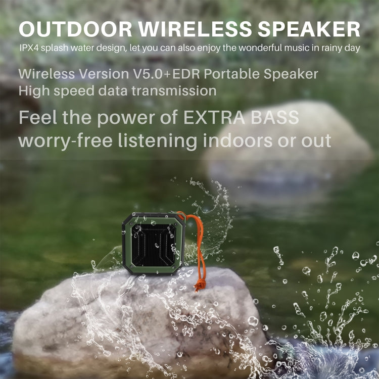 New Rixing NR-103 Mini TWS Bluetooth Speaker with Lanyard(Red) - free shipping - PMC TechLife - Order now!