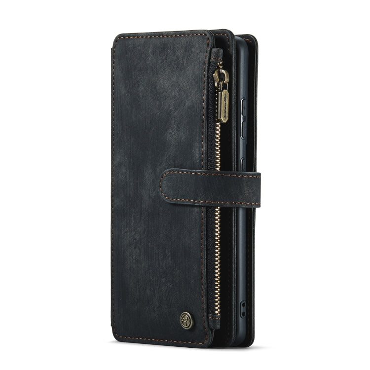 For Samsung Galaxy S20+ 5G CaseMe-C30 PU + TPU Multifunctional Horizontal Flip Leather Case with Holder & Card Slot & Wallet & Zipper Pocket(Black) - free shipping - PMC TechLife - Order now!
