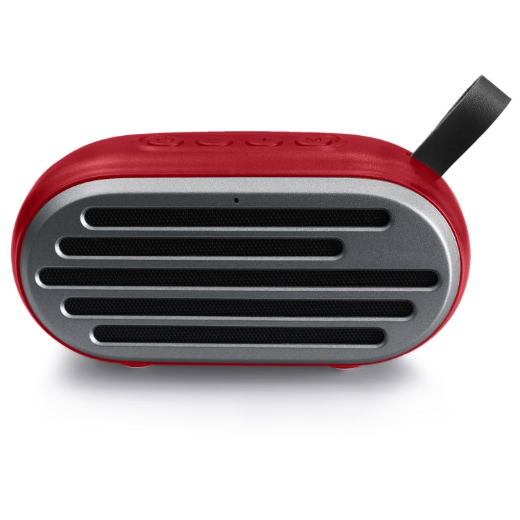 New Rixing NR-105 Mini TWS Metal Bluetooth Speaker Support Hands-free Call / FM(Red) - Desktop Speaker by NewRixing | Online Shopping South Africa | PMC TechLife | Buy Now Pay Later Mobicred
