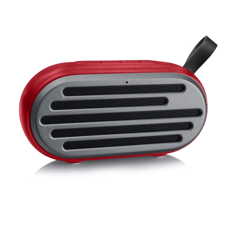 New Rixing NR-105 Mini TWS Metal Bluetooth Speaker Support Hands-free Call / FM(Red) - Desktop Speaker by NewRixing | Online Shopping South Africa | PMC TechLife | Buy Now Pay Later Mobicred