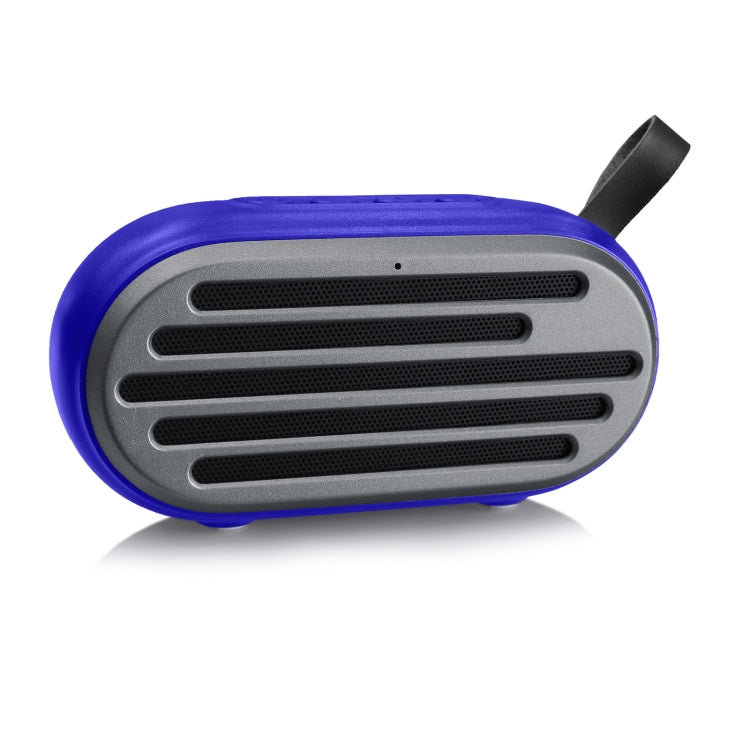 New Rixing NR-105 Mini TWS Metal Bluetooth Speaker Support Hands-free Call / FM(Blue) - Mini Speaker by New Rixing | Online Shopping South Africa | PMC Jewellery