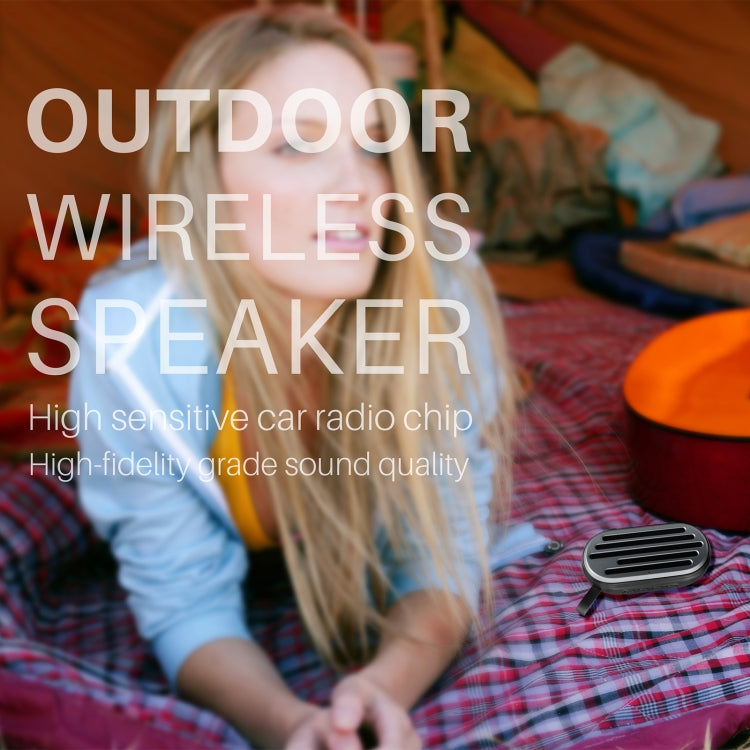 New Rixing NR-105 Mini TWS Metal Bluetooth Speaker Support Hands-free Call / FM(Blue) - free shipping - PMC TechLife - Order now!