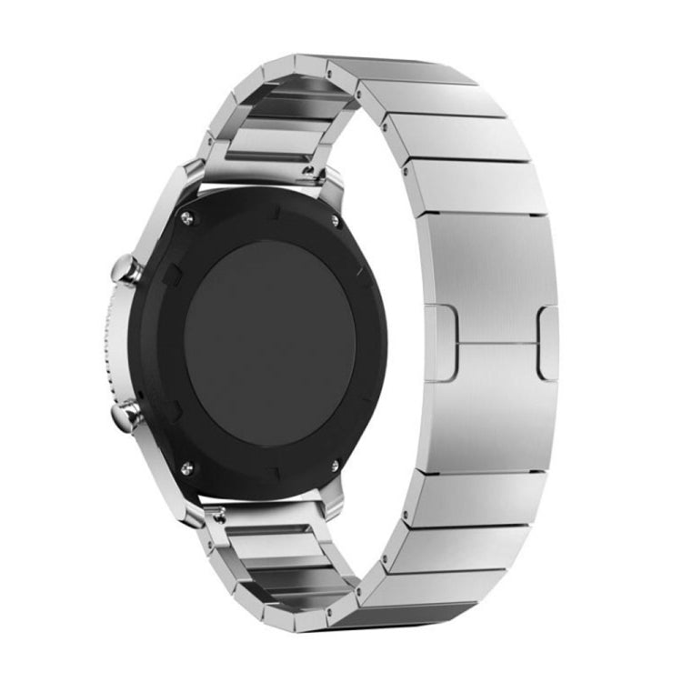 For Huawei GT3 46mm Watch One-bead Steel Original Buckle Watch Band,Width 22mm (Silver) - Watch Bands by PMC TechLife | Online Shopping South Africa | PMC TechLife | Buy Now Pay Later Mobicred
