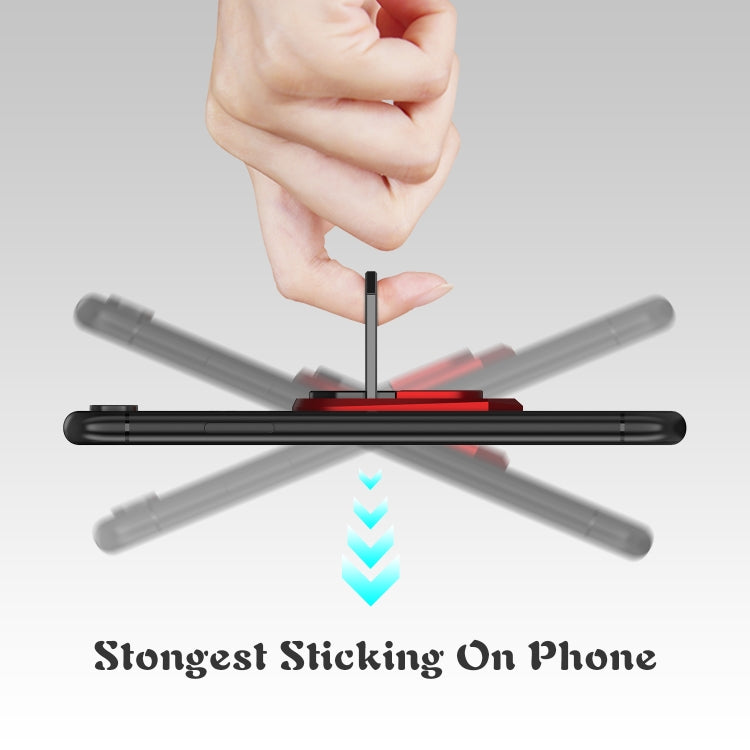 Universal Sticky 360-degree Rotatable Magnetic Ring Holder(Red) - Ring Holder by PMC TechLife | Online Shopping South Africa | PMC TechLife