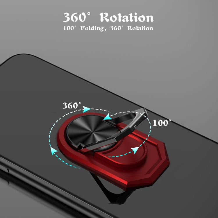 Universal Sticky 360-degree Rotatable Magnetic Ring Holder(Red) - Ring Holder by PMC TechLife | Online Shopping South Africa | PMC TechLife