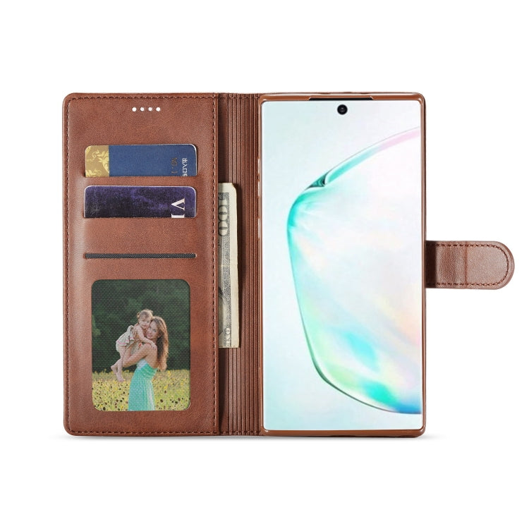 For Galaxy Note 10 Plus LC.IMEEKE Calf Texture Horizontal Flip Leather Case, with Holder & Card Slots & Wallet(Rose Red) - Galaxy Phone Cases by LC.IMEEKE | Online Shopping South Africa | PMC TechLife | Buy Now Pay Later Mobicred