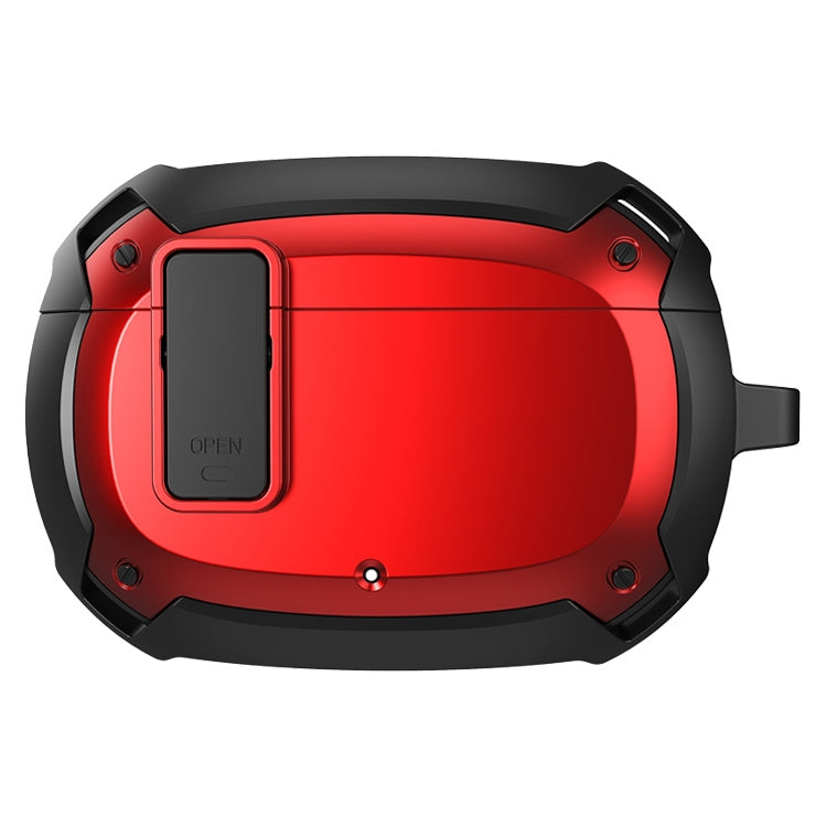 Bumblebee Armor Earphone Protective Case with Switch & Hook For Beats Studio Buds(Black + Red) - Other Case by PMC TechLife | Online Shopping South Africa | PMC TechLife