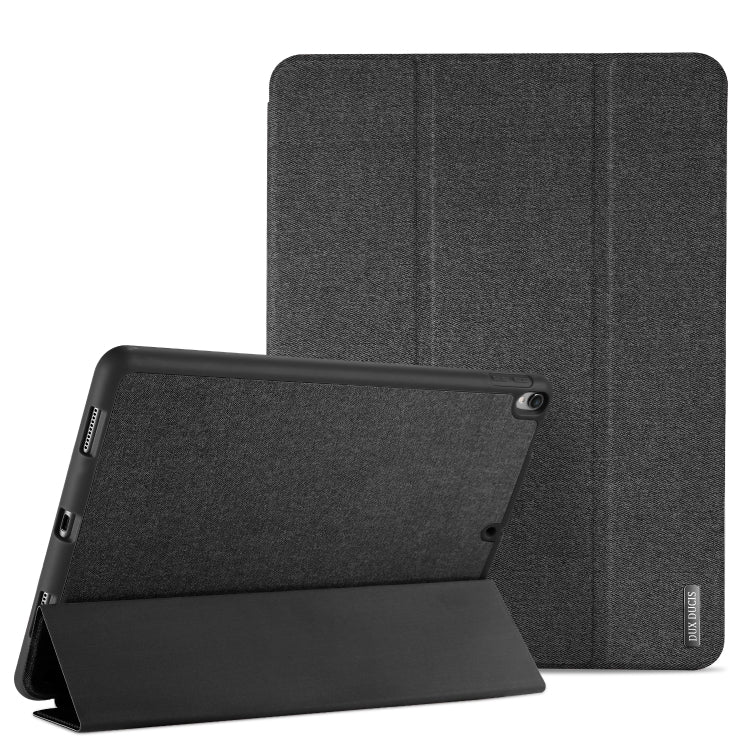 DUX DUCIS Domo Series Horizontal Flip Magnetic TPU + PU Leather Tablet Case with Three-folding Holder & Pen Slot For iPad Pro 12.9 inch 2017(Black) - free shipping - PMC TechLife - Order now!