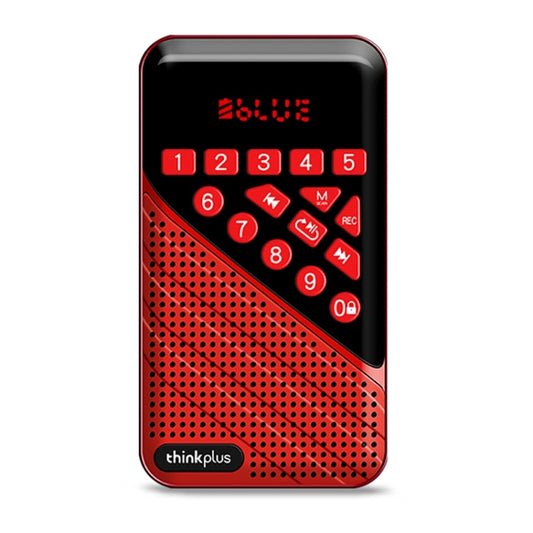 Lenovo R5 Bluetooth 5.0 Multi-function Mini Bluetooth Speaker Radio(Red) - Mini Speaker by Lenovo | Online Shopping South Africa | PMC Jewellery