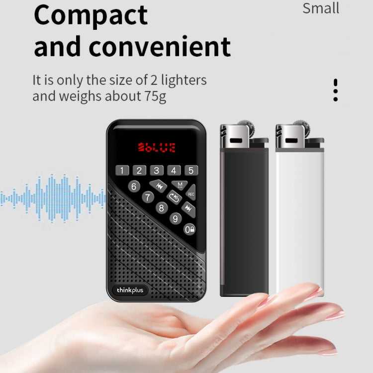Lenovo R5 Bluetooth 5.0 Multi-function Mini Bluetooth Speaker Radio(Black) - Mini Speaker by Lenovo | Online Shopping South Africa | PMC Jewellery