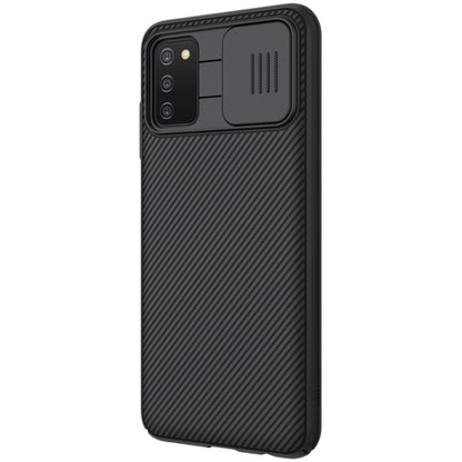 For Samsung Galaxy A03s / A037G NILLKIN Black Mirror Series PC Camshield Full Coverage Dust-proof Scratch Resistant Case(Black) - Galaxy Phone Cases by NILLKIN | Online Shopping South Africa | PMC Jewellery