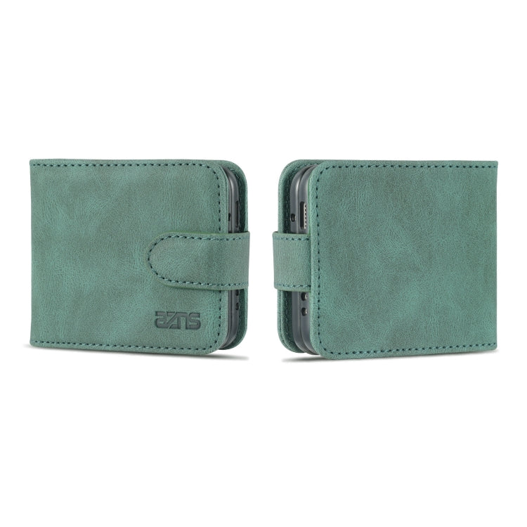 For Samsung Galaxy Z Flip3 5G AZNS Dream II Skin Feel PU+TPU Horizontal Flip PU Phone Case(Green) - free shipping - PMC TechLife - Order now!