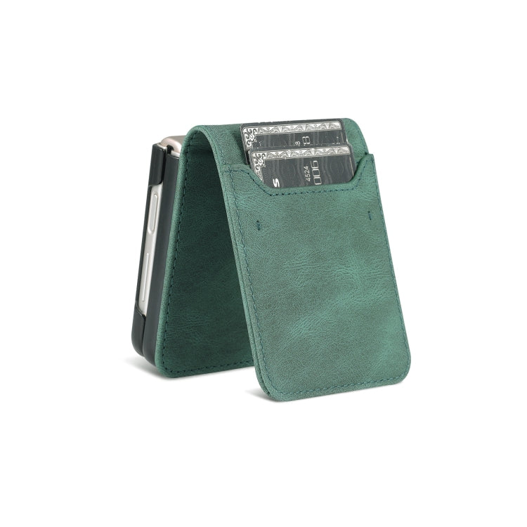 For Samsung Galaxy Z Flip3 5G AZNS Dream II Skin Feel PU+TPU Horizontal Flip PU Phone Case(Green) - free shipping - PMC TechLife - Order now!