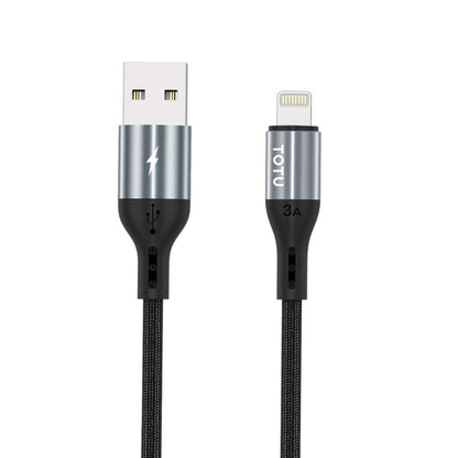 TOTUDESIGN BL-011 Speedy Series II 8 Pin Charging Data Cable, Length:1.2m(Grey) - Normal Style Cable by TOTUDESIGN | Online Shopping South Africa | PMC Jewellery