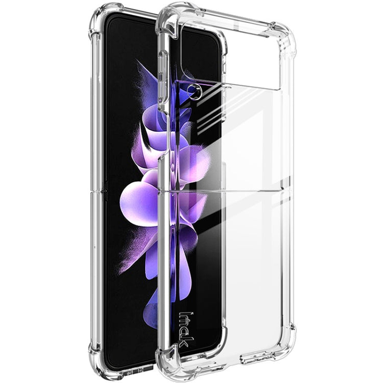For Samsung Galaxy Z Flip3 5G IMAK All-inclusive Shockproof Airbag TPU Case with Screen Protector(Transparent) - free shipping - PMC TechLife - Order now!