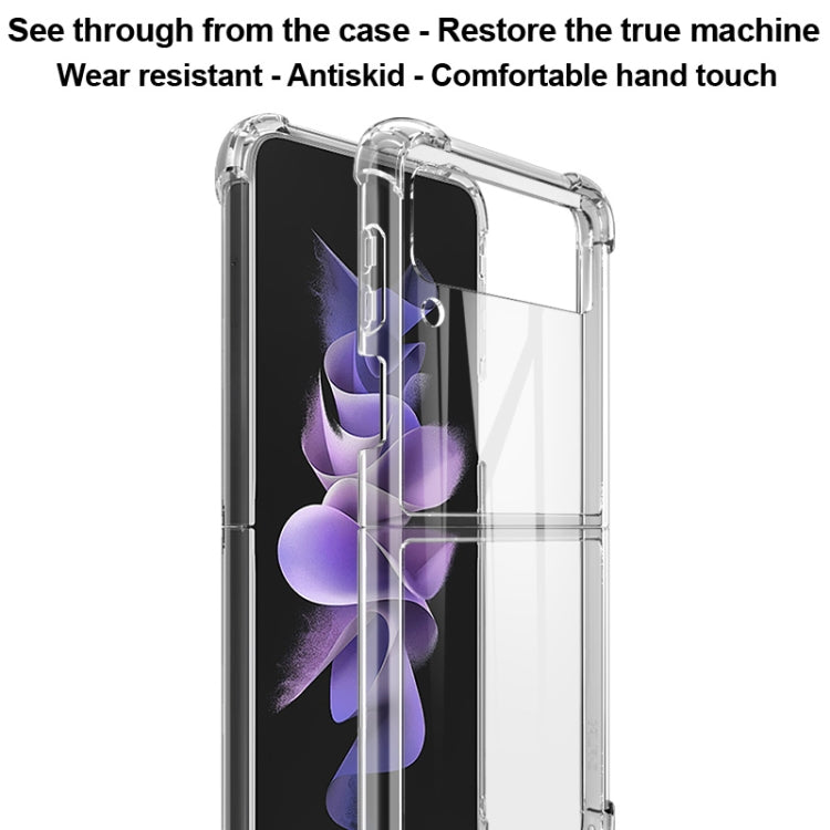For Samsung Galaxy Z Flip3 5G IMAK UX-9 Series Transparent Shockproof Acrylic + TPU Phone Protective Case - Galaxy Phone Cases by GKK | Online Shopping South Africa | PMC TechLife | Buy Now Pay Later Mobicred