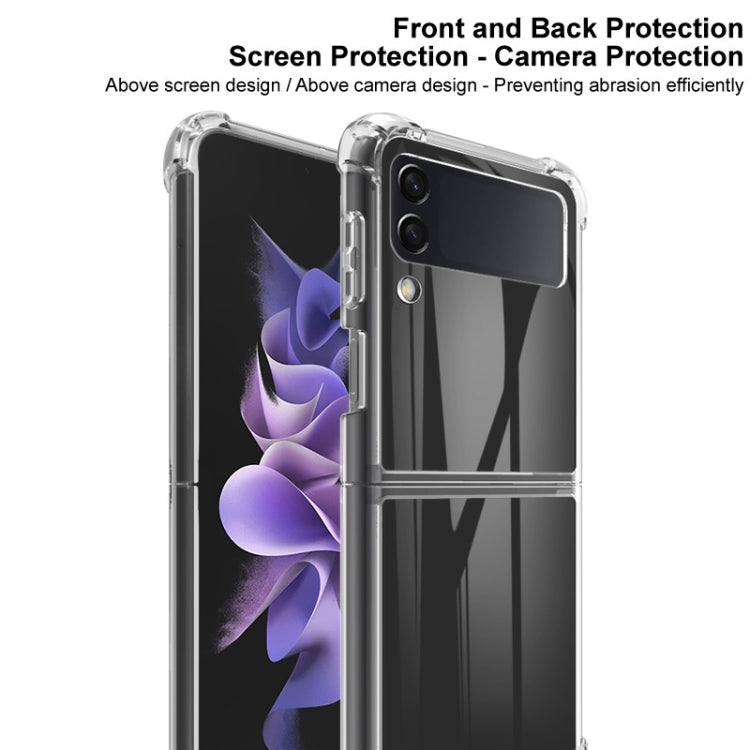 For Samsung Galaxy Z Flip3 5G IMAK UX-9 Series Transparent Shockproof Acrylic + TPU Phone Protective Case - Galaxy Phone Cases by GKK | Online Shopping South Africa | PMC TechLife | Buy Now Pay Later Mobicred