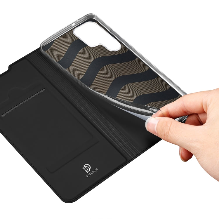 For Samsung Galaxy S22 Ultra 5G DUX DUCIS Skin Pro Series Horizontal Flip Leather Phone Case with Holder & Card Slots(Black) - free shipping - PMC TechLife - Order now!