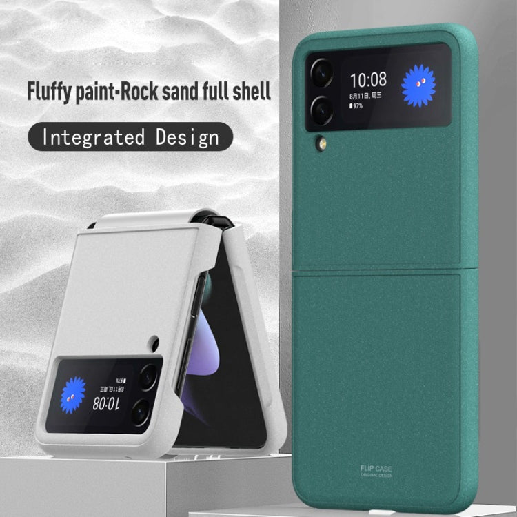 For Samsung Galaxy Z Flip3 5G Rock Sand All Inclusive Phone Case(Purple) - free shipping - PMC TechLife - Order now!