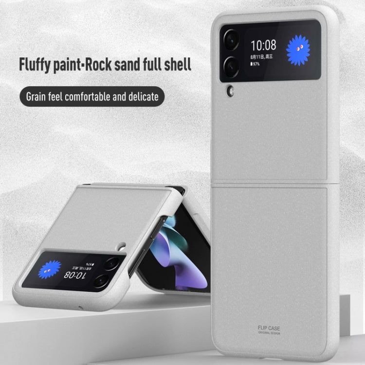 For Samsung Galaxy Z Flip3 5G Rock Sand All Inclusive Phone Case(Purple) - free shipping - PMC TechLife - Order now!