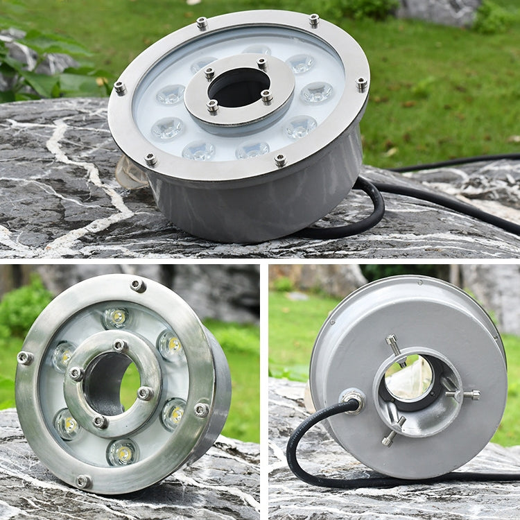 18W Landscape Colorful Color Changing Ring LED Aluminum Alloy Underwater Fountain Light(Colorful) - Underwater Lights by PMC TechLife | Online Shopping South Africa | PMC TechLife | Buy Now Pay Later Mobicred
