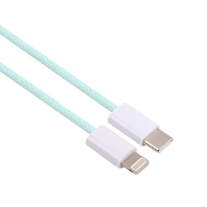 12W PD USB-C / Type-C to 8 Pin Data Cable, Cable Length: 1m(Green) - 2 in 1 Cable by PMC Jewellery | Online Shopping South Africa | PMC Jewellery