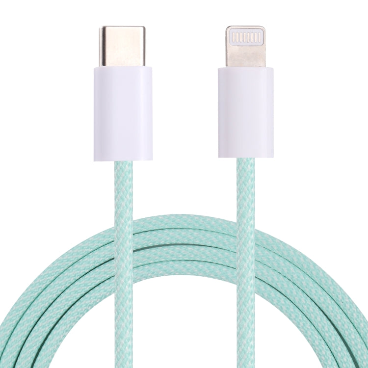 20W PD USB-C / Type-C to 8 Pin Data Cable, Cable Length: 1m(Green) - 2 in 1 Cable by PMC Jewellery | Online Shopping South Africa | PMC Jewellery