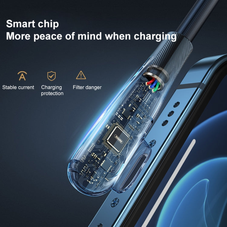 REMAX RC-192i Carrie Series PD 20W USB-C / Type-C to 8 Pin 90 Degree Elbow Fast Charging Gaming Data Cable, Cable Length: 1m(White) - 2 in 1 Cable by REMAX | Online Shopping South Africa | PMC TechLife | Buy Now Pay Later Mobicred