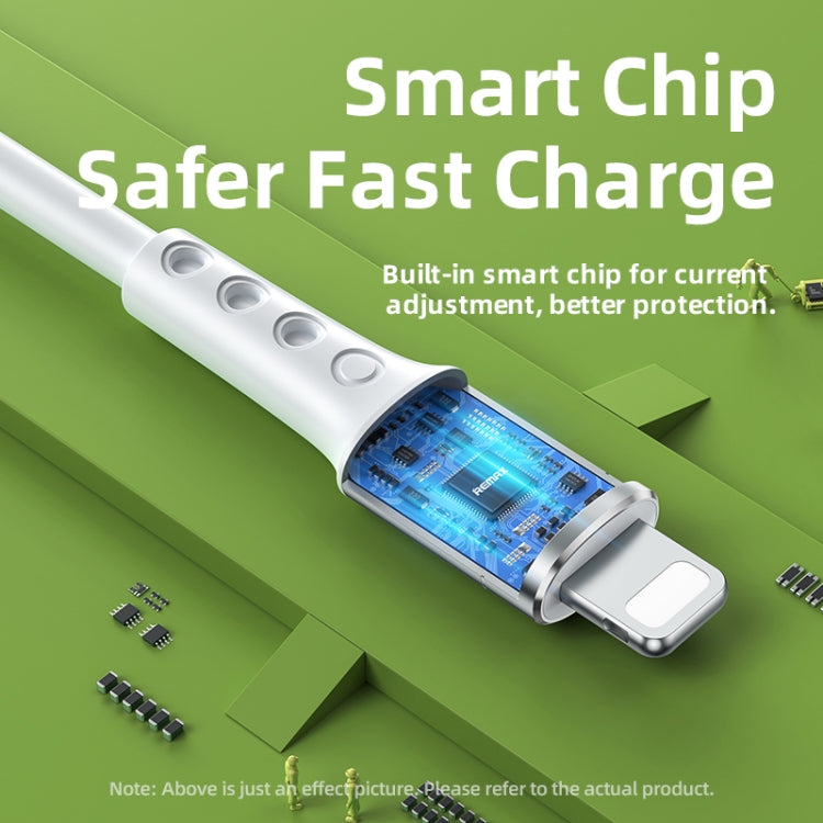 REMAX RC-198a Chaining II Series 5A USB to USB-C / Type-C Fast Charging Data Cable, Cable Length: 1m(White) - USB-C & Type-C Cable by REMAX | Online Shopping South Africa | PMC TechLife | Buy Now Pay Later Mobicred
