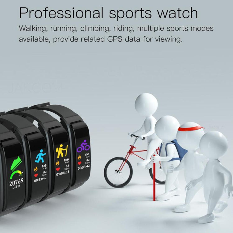 JAKCOM F2 1.28 inch TFT Color Screen Bluetooth Earphone Smart Watch, Support Sleep Monitoring / Heart Rate Monitoring / Bluetooth Call / NFC Function(Black) - free shipping - PMC TechLife - Order now!