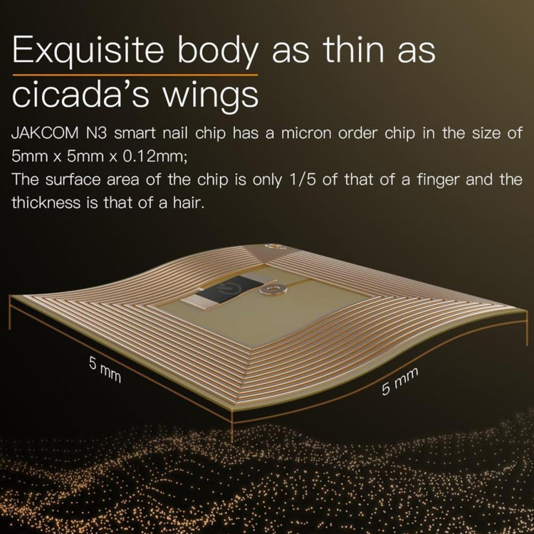 JAKCOM N3 Smart Nail Chip - Smart Rings / Smart Telephones by JAKCOM | Online Shopping South Africa | PMC TechLife | Buy Now Pay Later Mobicred